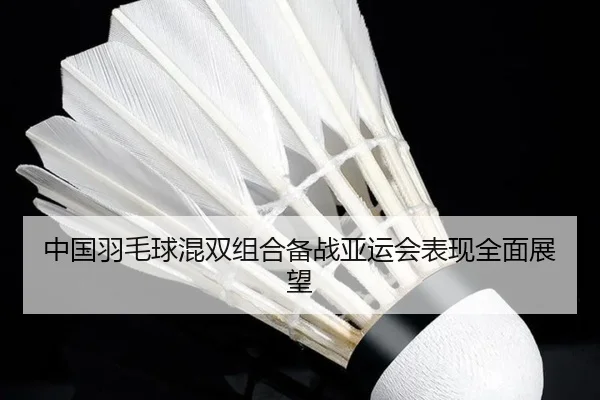 中国羽毛球混双组合备战亚运会表现全面展望